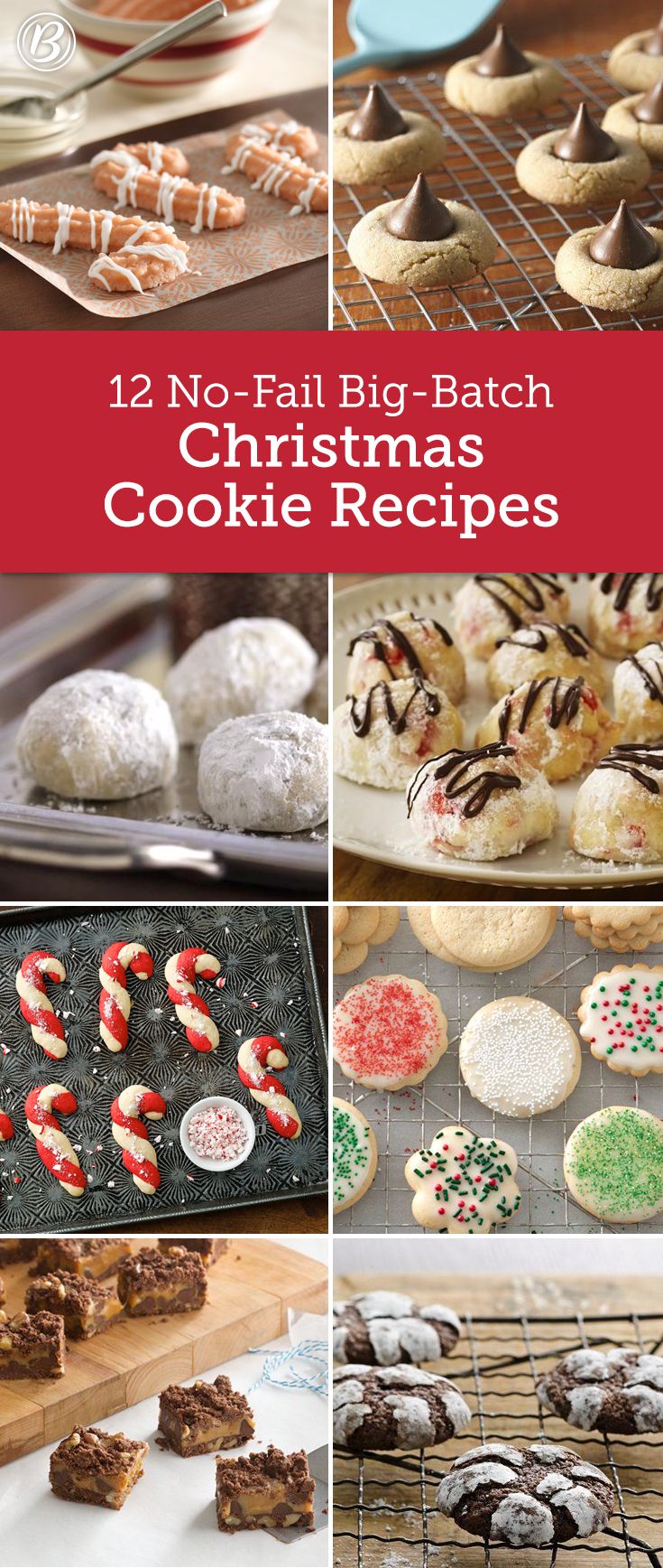 twelve no - fail christmas cookie recipes that are delicious and easy to make, perfect for the holiday season