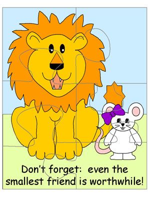 a lion and a mouse with the words don't forget, even the smallest friend is worthville