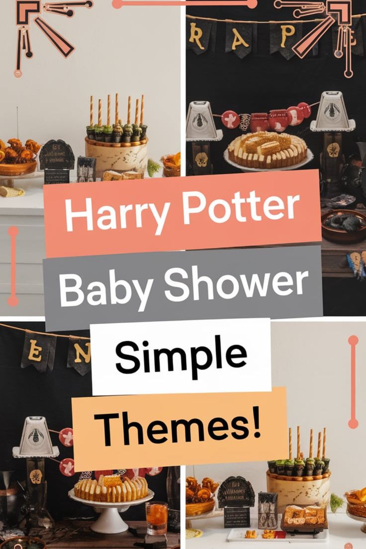 harry potter baby shower simple themes