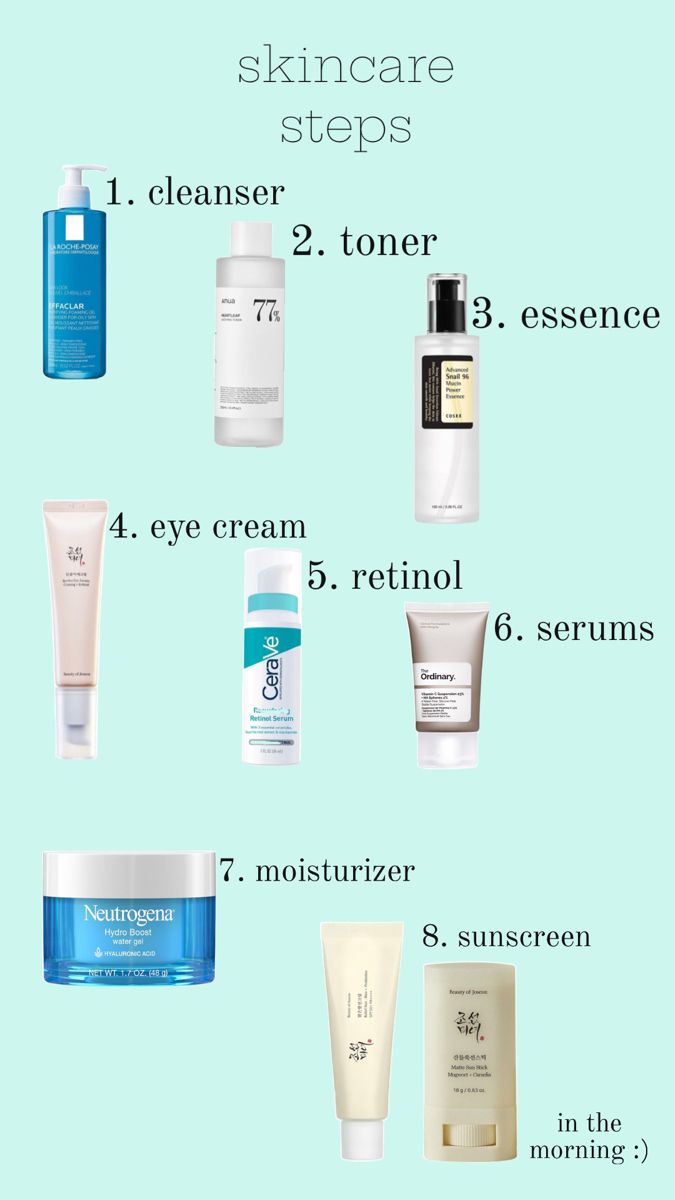 skincare routine, skincare steps, skincare order, moisturizer, serum, toner, retinol, eye cream, essence, korean skincare routine Essence Korean, Retinol Benefits, Best Retinol Cream, Retinol Skincare, Steps Skincare, Haut Routine, Korean Skin Care Secrets, Skincare Steps, Popular Skin Care Products