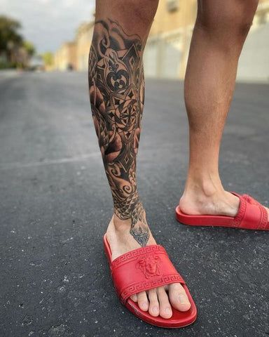 Leg Tattoos for Men Shin Tattoo Men, Lower Leg Tattoos For Men, Leg Tattoos For Men, Calf Tattoo Men, Lower Leg Tattoos, Shin Tattoo, Scar Tattoo, Leg Tattoo Men, Perfect Legs