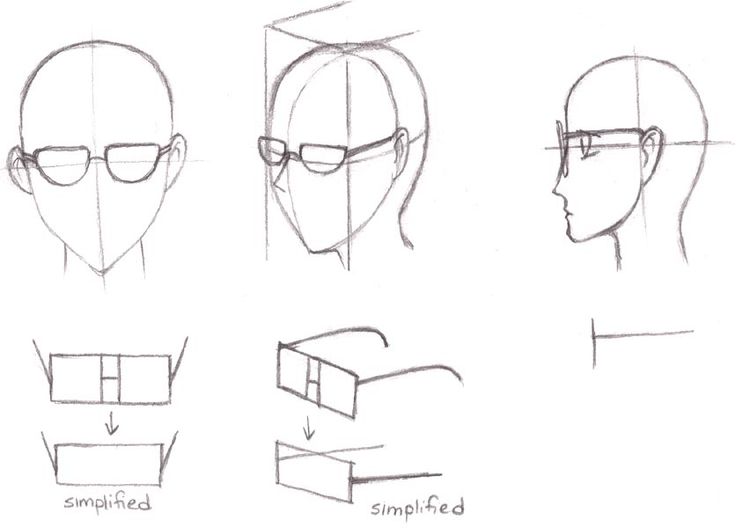 some drawings of different types of glasses