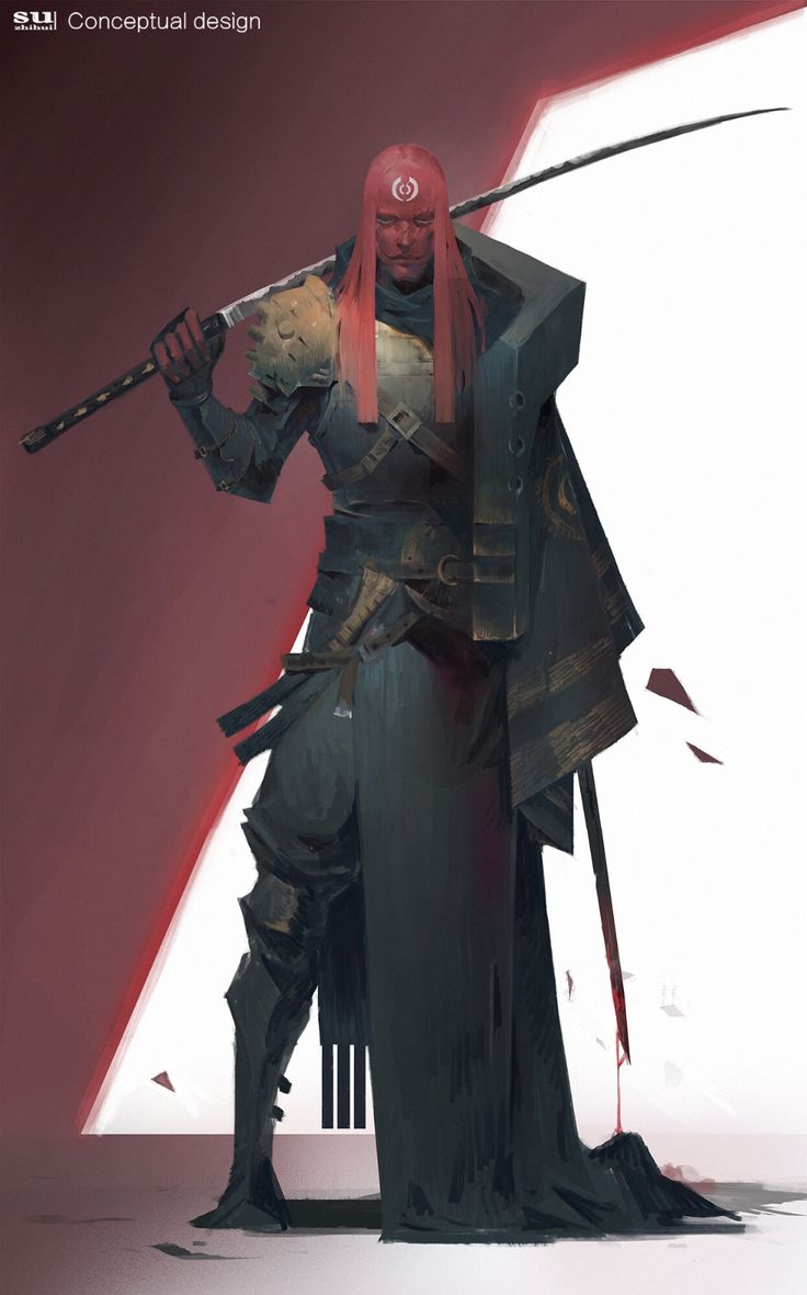 ArtStation - tianzhu, zhihui Su Steampunk Samurai, Painterly Art, The Order 1886, Ronin Samurai, Vampire Costume, Japan Shop, Samurai Art, Concept Art Character, Armor Concept