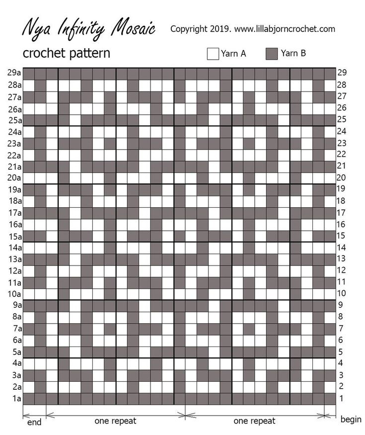 a cross stitch pattern for the new york morning news crochet pattern is shown in gray and white