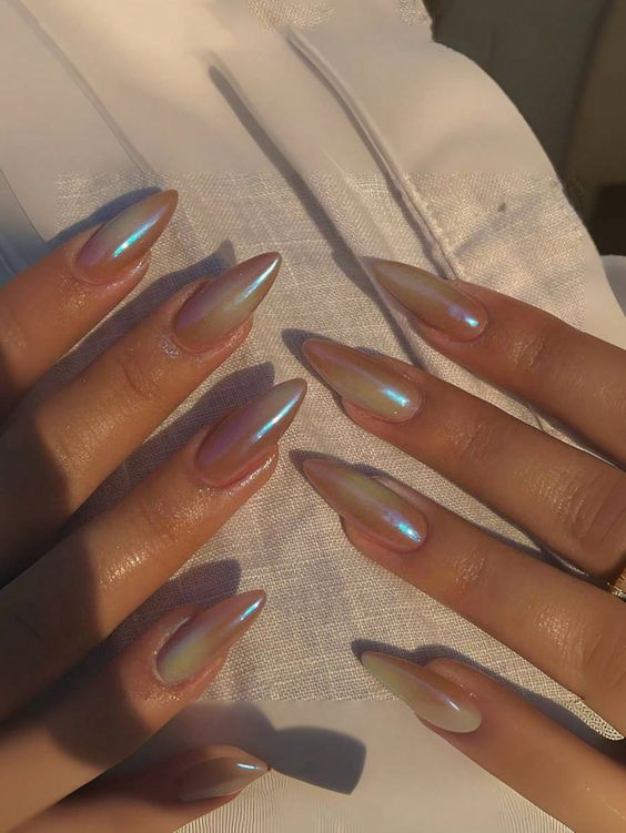 Winter Stiletto Nails, Nail Inspo Stiletto, Nail Art Stiletto, Nails Pink Ombre, Ombre Nails Pink, Pink Nail Ideas, Blush Pink Nails, Nail Paint Shades, Nail Types