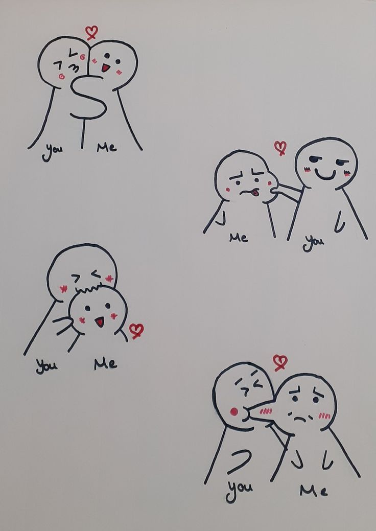 an image of stickers on a white board with writing and drawings in it that says, you are mine