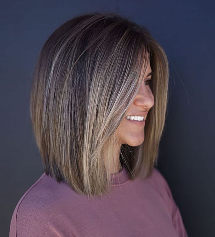 22 Stunning Long Bob Hairstyles | StylesRant Bob Straight Hairstyles, Long Bob Straight, Longbob Hair, Bob Straight, Long Bobs, Shaggy Bob, Bob Hairstyles For Thick, Medium Bob Hairstyles, Long Bob Haircuts