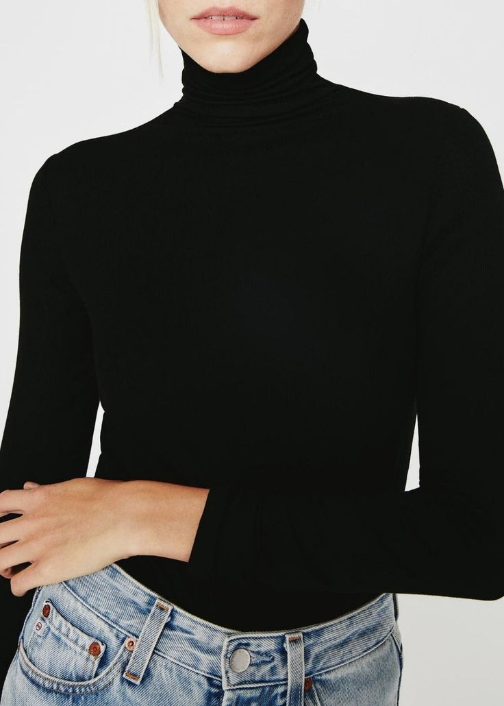 Black Turtleneck Outfits, Edge Outfits, Classic Edgy Outfits, Edgy Outfit, Stylist Outfit, Construction Details, Ag Jeans, Black Turtleneck, Edgy Outfits