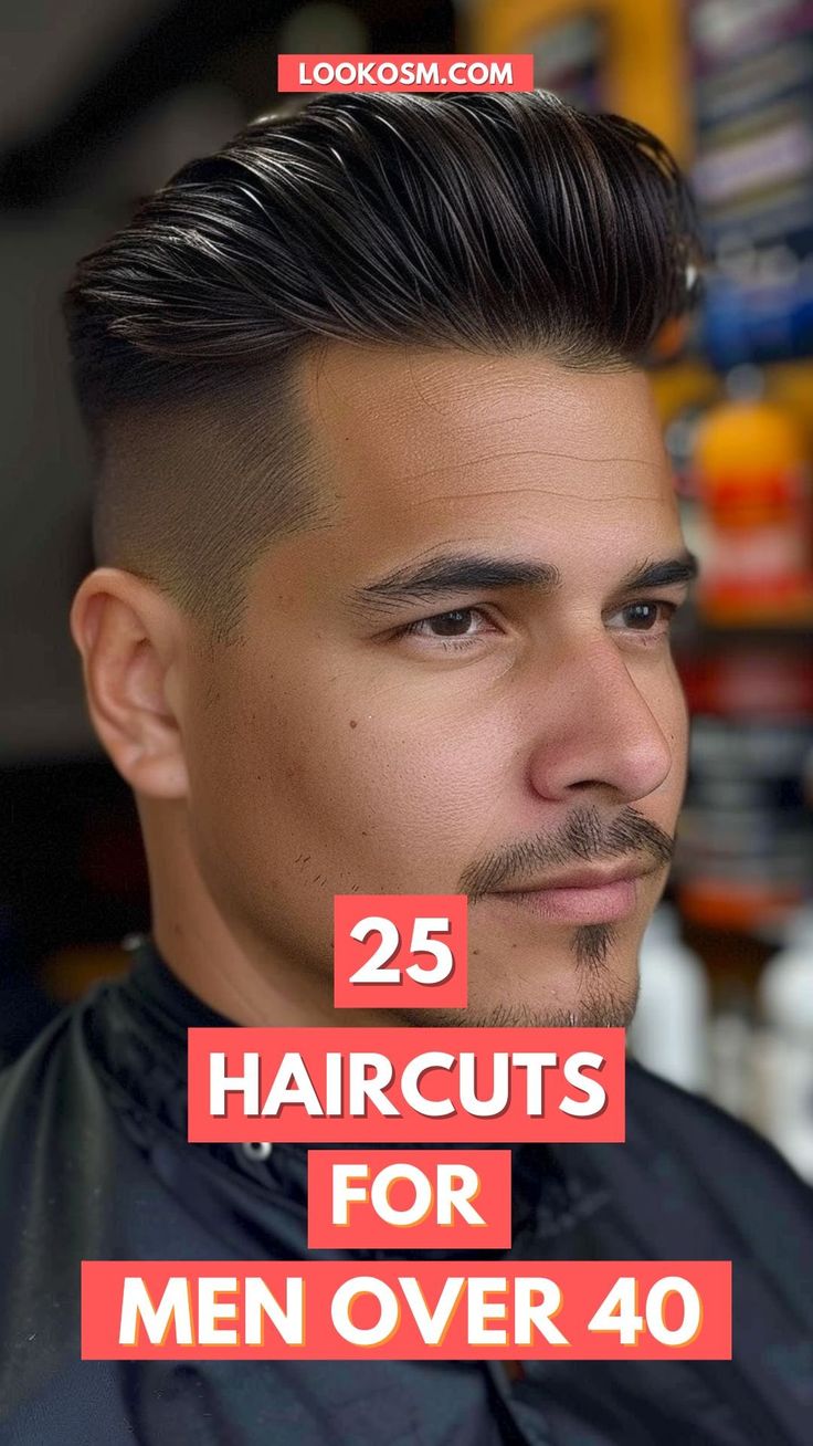 25 Haircuts for Men Over 40 That Boost Confidence Mens Hairstyles For Thick Straight Hair, Types Of Men Haircut, Haircuts For Men In Their 40s, Men S Hairstyle, Mid Fade Quiff Haircut Men, Mens Haircut Beard, Over 40s Hairstyles, Number 8 Haircut Men, Men Over 40 Hairstyles Short Haircuts