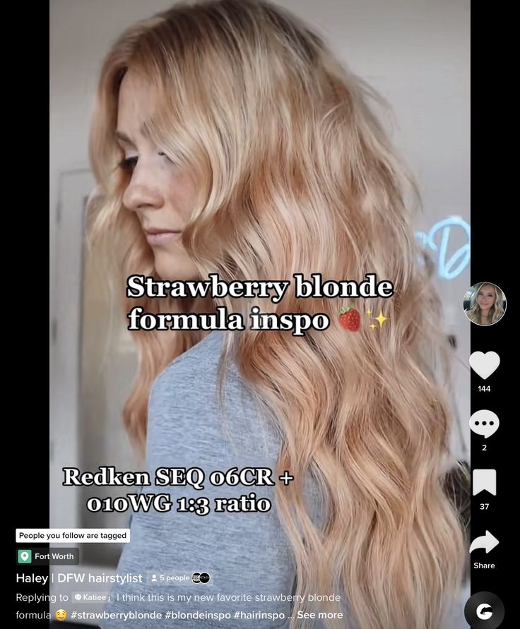 Hair Salon Quotes, Blonde Hair Inspo, Blonde Toner, Embrace Messy Hair, Light Strawberry Blonde, Blonde Lowlights, Redken Hair Color, Strawberry Blonde Hair Color, Redken Hair Products