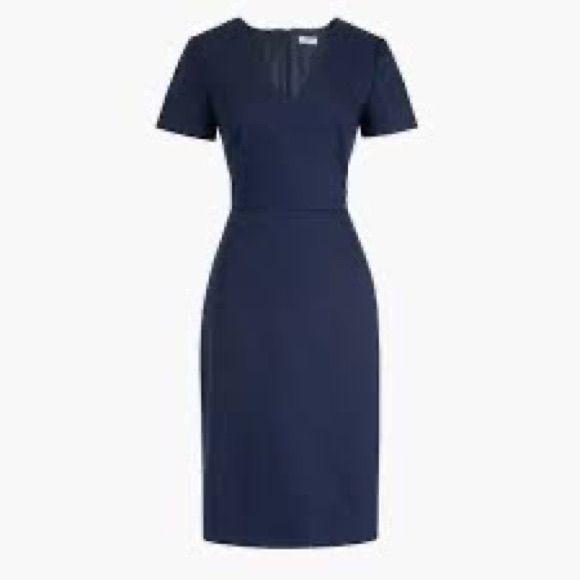 Nwot Navy Dress, Versatile From Work To Evening. Beautiful Detail And Excellent Quality. Classic V-neck Career Dresses, Fitted V-neck Midi Dress For Career, Formal Navy V-neck Midi Dress, Navy Fitted Midi Dress, Navy Fitted Mini Dress For Formal Occasions, Fitted Navy Mini Dress For Formal Occasions, Formal Fitted Navy Mini Dress, Elegant Summer Career Dresses, Fitted V-neck Work Dresses