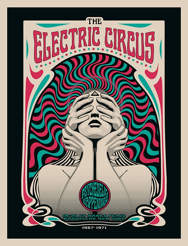 the electric group poster for their concert