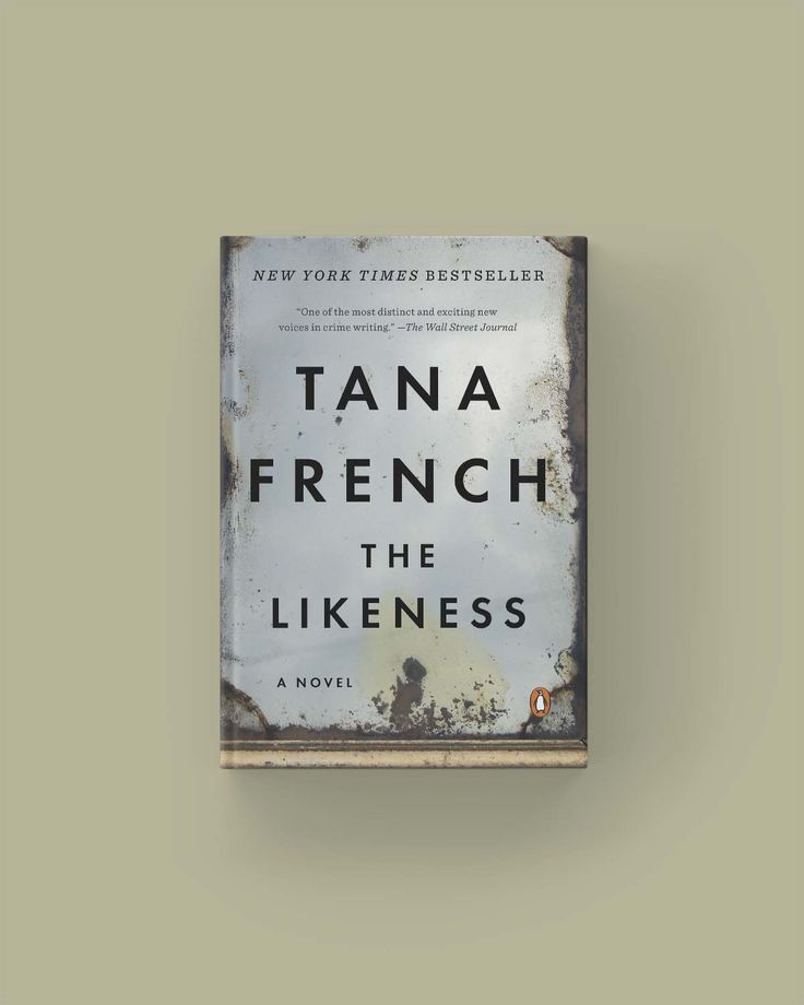 the book cover for the likeness by tana french is displayed against a gray background