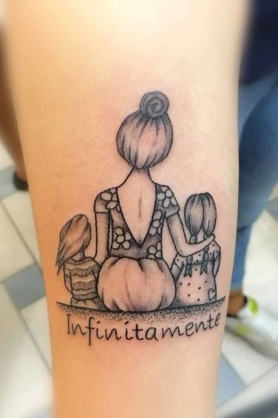 Mutterschaft Tattoos, Tattoo Diy, Mommy Tattoos, Tattoo Trend, Shape Tattoo, Cat Tattoos, Mother Tattoos, Disney Tattoo, Initial Tattoo