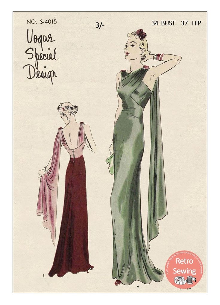 1930's Stylish Evening Gown Ready Printed Sewing Pattern | Etsy 1930 Prom Dress, 1930s Fancy Dress, 30s Evening Dress, 1930s Fashion Plates Evening Dresses, 1930s Fashion Photography, 1930 Dresses Vintage, 1930s Art Deco Fashion, 1930s Gowns Evening Dresses, 1920s 1930s Fashion