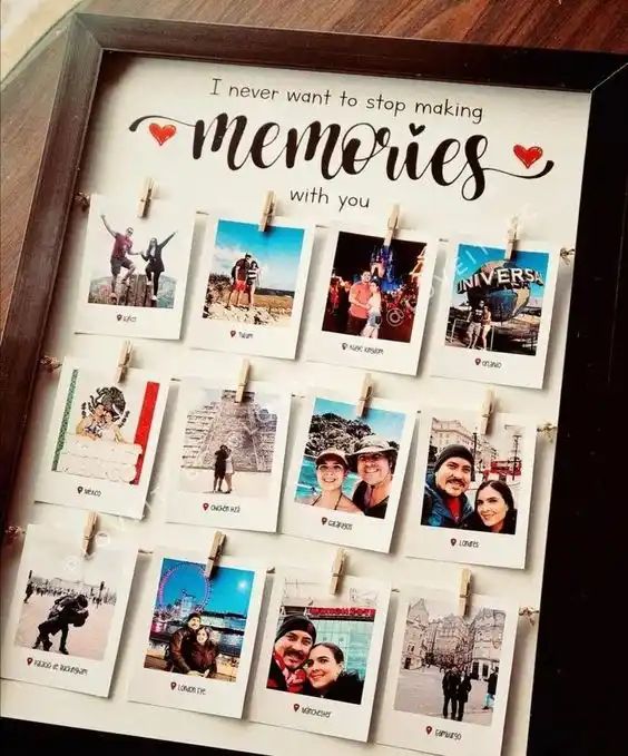 25+ Super Fun Anniversary Gifts for Him - HubPages Original Gifts For Boyfriend, Picture Collage Ideas For Boyfriend, Creative Valentines Gifts For Boyfriend, Vday Gifts For Him, Cute Anniversary Gifts, Diy Anniversary Gift, Diy Best Friend Gifts, Bff Gifts Diy, Birthday Gifts For Boyfriend Diy