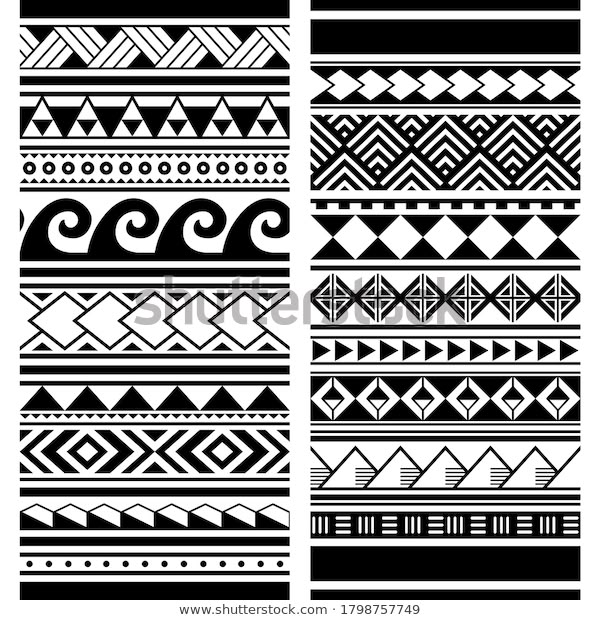 Maori Tattoo Patterns, Maori Tattoo Frau, Stammestattoo Designs, Tato Maori, Tattoo Patterns, Forearm Band Tattoos, Polynesian Tattoo Designs, Armband Tattoo Design, Maori Patterns