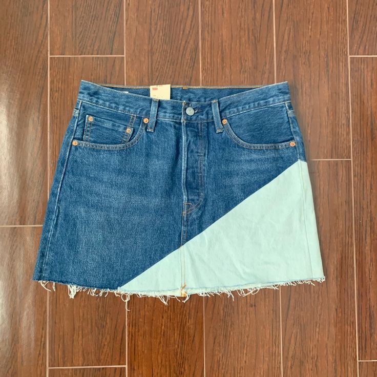 Women’s Levi’s Skirt. New With Tags! Size: 30 | Colors: Light And Medium/Dark Wash Levi's Casual Mid-rise Skirt, Levi's Mid-rise Casual Skirt, Levi's Spring Mini Skirt, Trendy Levi's Mini Skirt, Fitted Levi's Mini Skirt, Levi's Casual Mini Skirt For Summer, Levi's Mini Skirt For Spring, Levi's Casual Mini Skirt, Levi's Short Summer Skirt