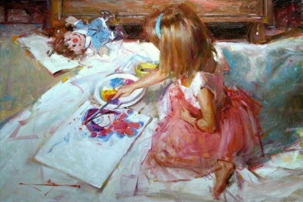 Kevin Beilfuss 1963 | American Impressionist Figurative painter Childhood Art, Bibliotheque Design, Nostalgia Art, Painting Competition, Art Degree, Artist Models, Gcse Art, A Level Art, Ap Art