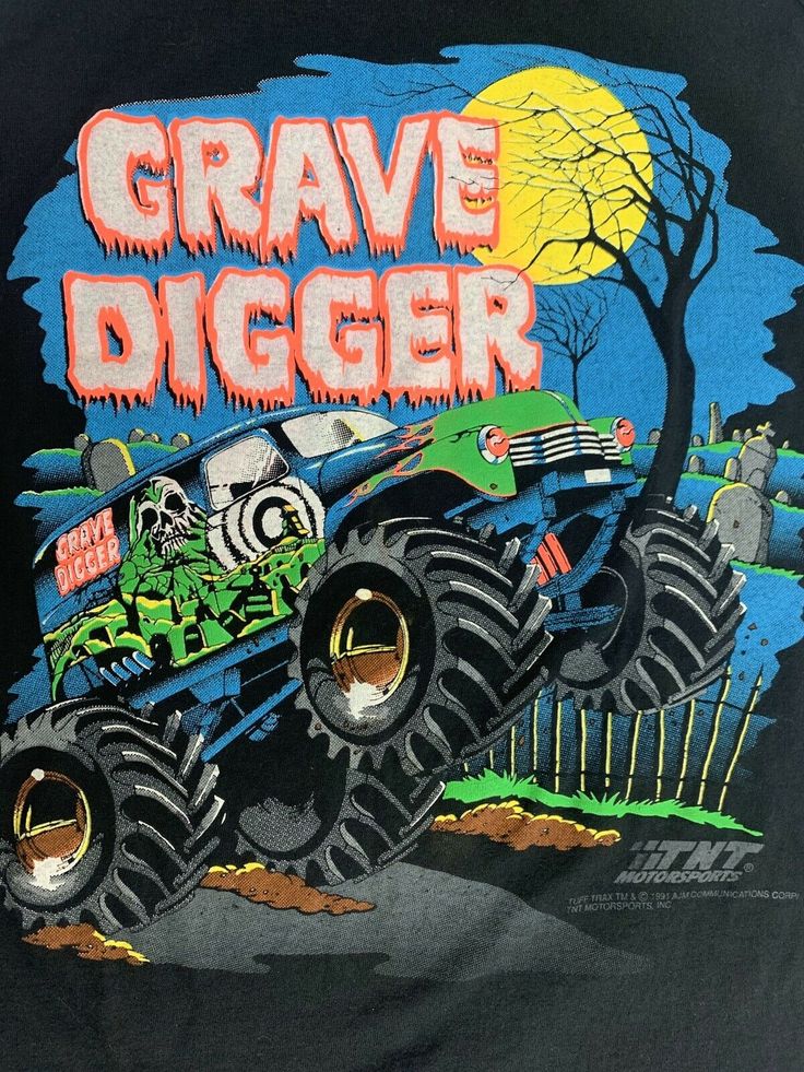 an image of a monster truck with grave digger on it