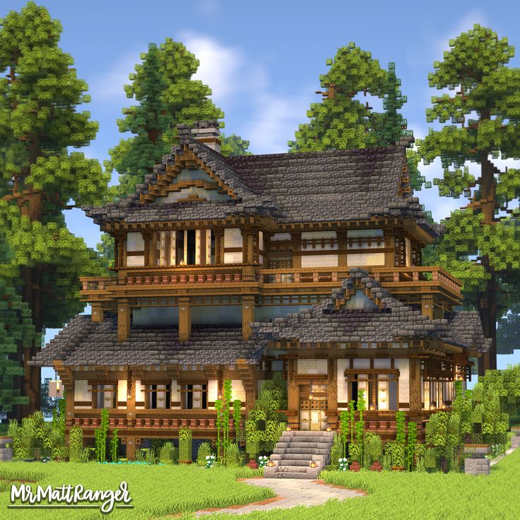 a very nice looking house in the middle of some trees