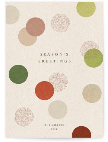 A dotty holiday card Holiday Cards Minted, Generic Holiday Card, Happy Holidays Card Diy, Holiday Card Design Inspiration, Holiday Card Design, Holiday Card Diy, Holiday Emails, Holiday 2024, Xmas 2024