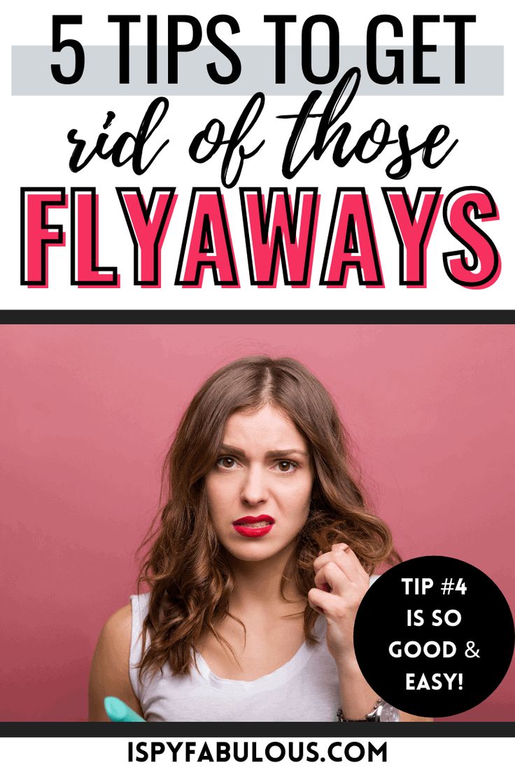 get rid of flyaways Get Rid Of Flyaways Hair, How To Control Flyaway Hair, How To Get Rid Of Flyaway Hair, What To Do For Frizzy Hair, Flyaways Hair Tips How To Get Rid, Damage Free Hairstyles For Long Hair, Hair Flyaways Tips, Hairstyles For Flyaway Hair, Fine Frizzy Hair Hairstyles