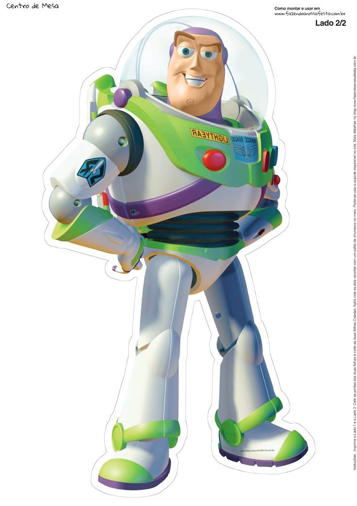 the character buzz lightyear from toy story