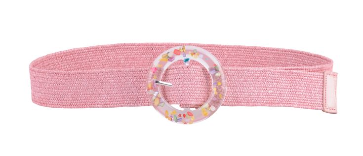 Unleash a burst of color with our Colorful Beaded Resin Buckle Stretch Belt, a vibrant accessory that adds a playful touch to your wardrobe. The resin buckle, adorned with meticulously arranged beads, creates a unique and eye-catching design. Crafted for both style and comfort, this stretch belt ensures a snug fit while allowing you to express your unique sense of fashion. Cinch your waist with confidence and let the Colorful Beaded Resin Buckle Stretch Belt become your go-to accessory for a dynamic and stylish look. Elevate your fashion with this lively belt that seamlessly blends versatility with a pop of color for every palette. Material: raffiaWeight: ~3 ozWidth: 1.5"Length: SM - 37.5" (US sizes 0-10)ML - 41.5" (US sizes 11-16)How to style: over a summer dress, trousers or jumpsuit!Mad Multicolor Adjustable Belt For Spring, Adjustable Multicolor Belts For Spring, Adjustable Multicolor Belt For Spring, Adjustable Belts As A Gift, Adjustable Belts For Summer Festival, Trendy Adjustable Belts For Spring, Trendy Adjustable Belt For Spring, Adjustable Belts For Spring Festival, Multicolor Fabric Belt For Summer