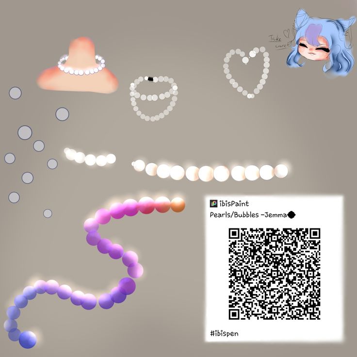 the qr code is being used to scan out letters and numbers for necklaces