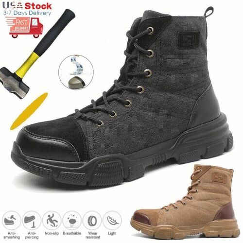 Find ideas๏ฟฝand inspiration for MEN'S SAFETY BOOTS ARMY MILITARY POLICE TACTICAL STEEL TOE CAP COMBAT WORK SHOES, Mens boots Shock Resistant Waterproof Boots For Outdoor Work, Shock Resistant Round Toe Boots For Outdoor Work, Abrasion-resistant Combat Work Boots For Outdoor, Abrasion-resistant Round Toe Boots For Outdoor Work, Abrasion-resistant Boots For Outdoor Work, Wear-resistant Round Toe Work Boots For Outdoor, Lace-up Desert Boots With Reinforced Toe For Streetwear, Wear-resistant Leather Work Boots For Outdoor, Wear-resistant Leather Work Boots With Round Toe