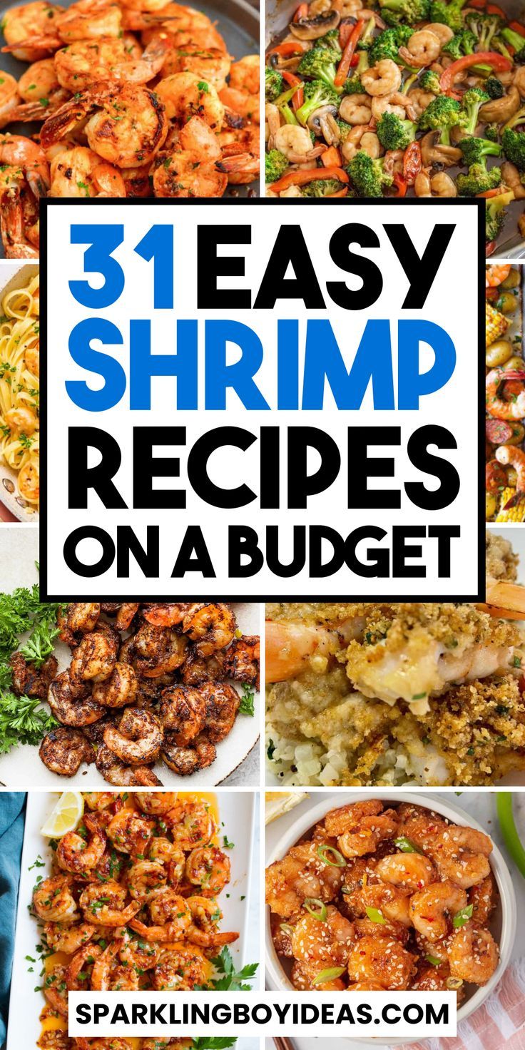 Dive into our collection of shrimp recipes. From quick and easy shrimp stir fry to flavorful garlic butter shrimp, find healthy options for weeknight dinners. Explore grilled shrimp ideas for summer, spicy shrimp tacos for a fiesta, or cozy up with shrimp soup and stew. Our shrimp pasta recipes are a hit for family meals, while low-carb and keto-friendly shrimp recipes cater to all dietary needs. Discover one-pan shrimp dinners and enjoy the best of shrimp appetizers for your next party. Keto Shrimp Boil, Easy Shrimp Dinner Ideas, Easy Asian Shrimp Recipes, One Pan Shrimp Dinner, Raw Shrimp Recipes Easy, Shrimp Dinner Ideas Healthy, Healthy Meals With Shrimp, Easy Shrimp Recipes Quick, Shrimp Meal Prep Ideas