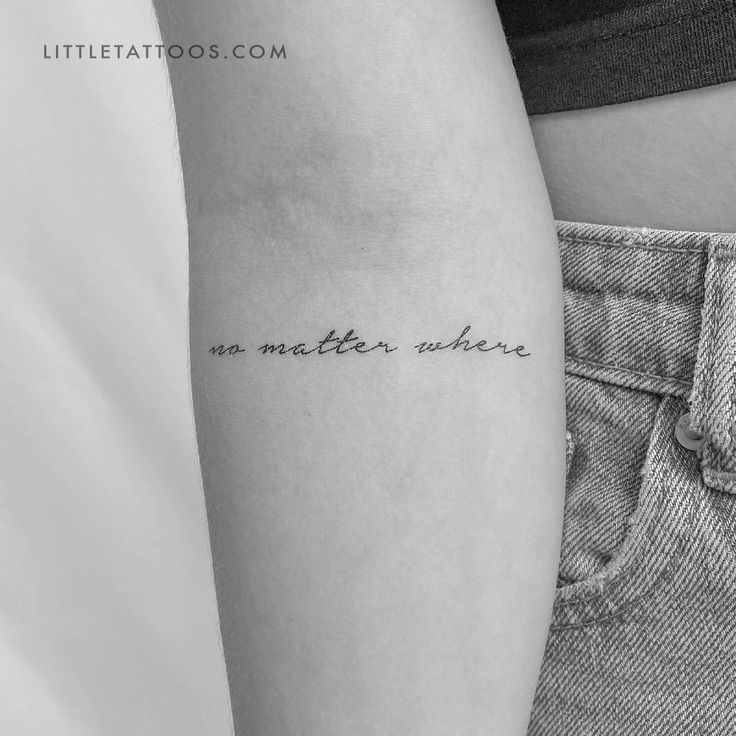 a black and white photo of a woman's arm with the words, another where