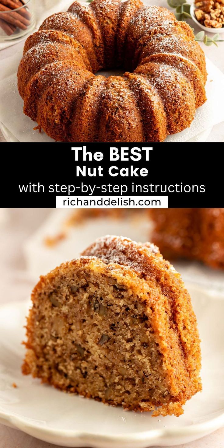 the best nut cake with step by step instructions