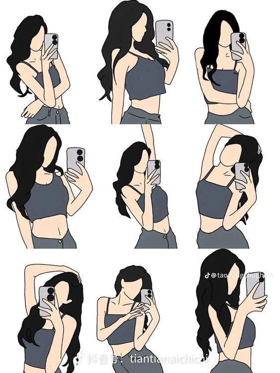 It is about mirror selfies Ideas Pose Mode, Seni Dan Kraf, Pose Fotografi, Model Pose, 사진 촬영 포즈, Photography Posing Guide, Foto Tips, Stylish Photo Pose, Posing Guide