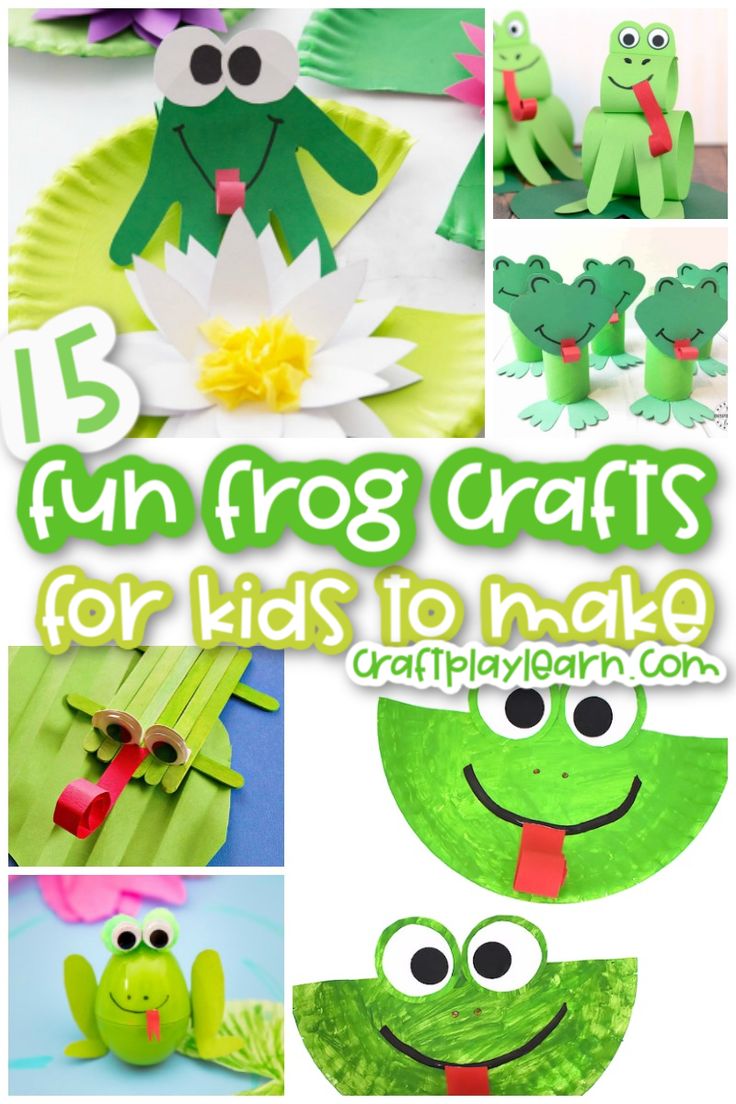 frog crafts for kids to make