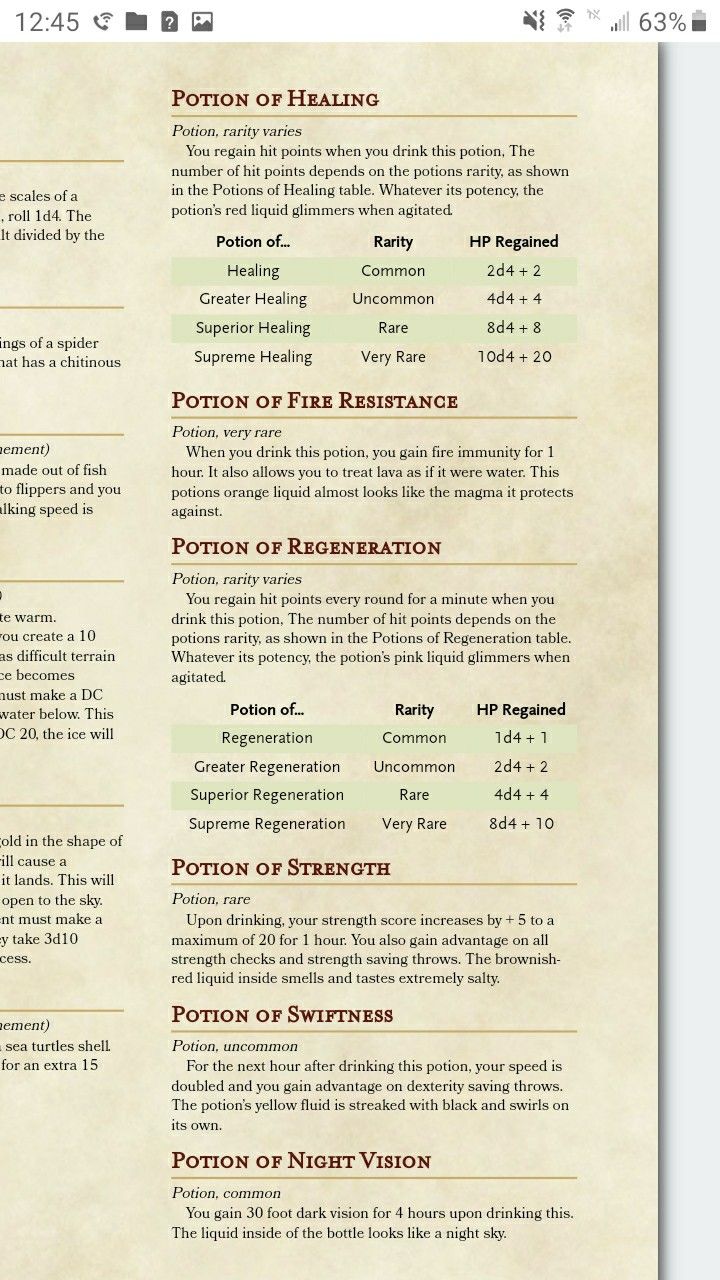 Dnd Potion Recipes, Potion Of Healing Dnd, Dnd Healing Items, Dnd Healing Potion, Dnd Minecraft, Witcher Dnd, Dnd Potions, Potion Brewing, Homebrew Items