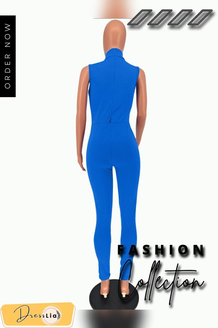 Sexy Letter Print Tight Sleeveless Sport Female Chic Jumpsuits Bodycon Sleeveless Bodysuit For Night Out, Fitted Sleeveless Bodysuit For Club, Sleeveless Stretch Unitard For Spring, Spring Sleeveless Stretch Unitard, Sleeveless Bodycon Jumpsuit For Night Out, Blue Fitted High Neck Tank Top, Fitted High Neck Blue Tank Top, Blue Sleeveless Stretch Unitard, Blue High Stretch Sleeveless Bodysuit