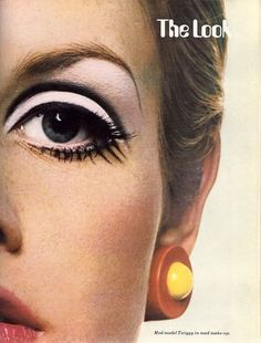 60s Hair And Makeup, Mod Makeup, 1960s Makeup, Colleen Corby, 60s Makeup, 70s Makeup, 1960s Hair, 60s Hair, Retro Makeup