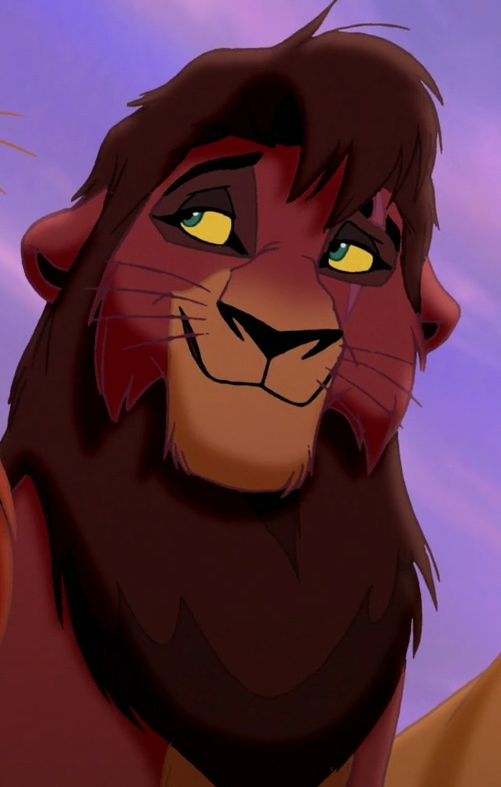 the lion king is shown with his name on it's chest and an image of him