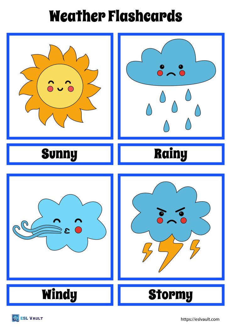 weather flashcards Weather For Preschoolers, Different Weather Pictures, Weather For Kindergarten, Weather Chart Ideas, Weather Chart Preschool Printables, Weather Calendar Printable, Weather Chart For Kids Classroom, Weather Chart Preschool, Free Weather Printables