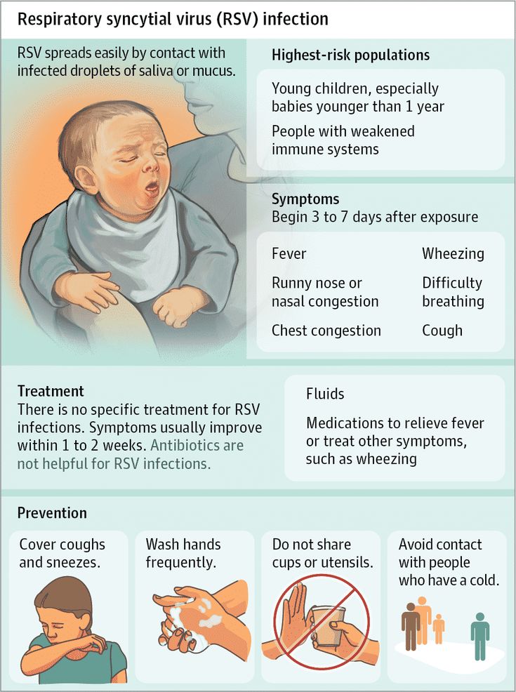 an info sheet with instructions on how to treat the baby