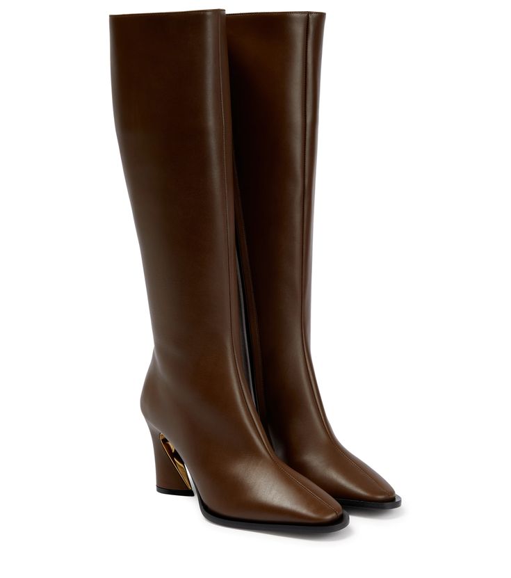 Knee Boots Brown, Stylish Heels, Leather Knee High Boots, Thigh Boot, Loafer Sneakers, Knee High Leather Boots, Evening Shoes, Boots Brown, Boots Fall