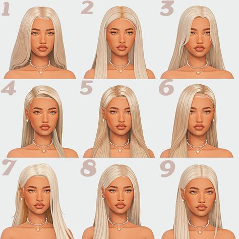 the different types of blonde hair for females