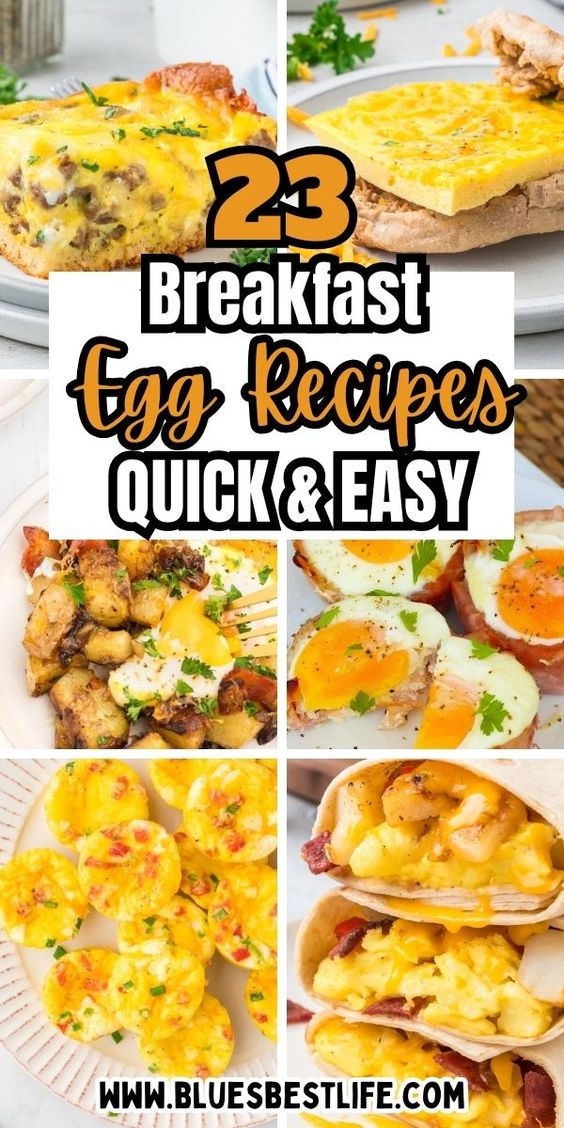 breakfast egg recipes that are quick and easy