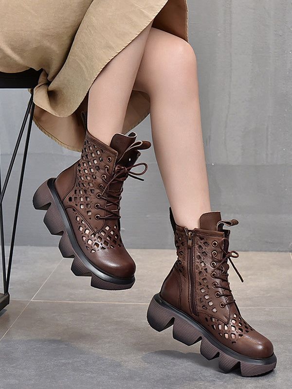 Sku YS-!114426 Material PU Style Platform Occasion Original Creation . Stylish Selection Seasons Spring . Autumn . Winter Type Boots Color BLACK.BROWN Size US5.5/EUR36/CN36.US6/EUR37/CN37.US7/EUR38/CN38.US8/EUR39/CN39.US8.5/EUR39.5/CN40 Size Chart:Please consult the size chart we provide for this item's measurements to help you decide which size to buy.Please note: There may be 1-3cm differ due to manual measurement. Fall Leather Platform Boots With Rivets, Leather Platform Boots With Rivets For Fall, Spring Boots With Studded Rubber Outsoles And Round Toe, High Ankle Leather Platform Boots With Rivets, Leather High Ankle Platform Boots With Rivets, High-top Leather Platform Boots With Rivets, Fall Martin Boots With Rivets And Round Toe, Casual Brown Platform Moto Boots, Fall Martin Boots With Rivets