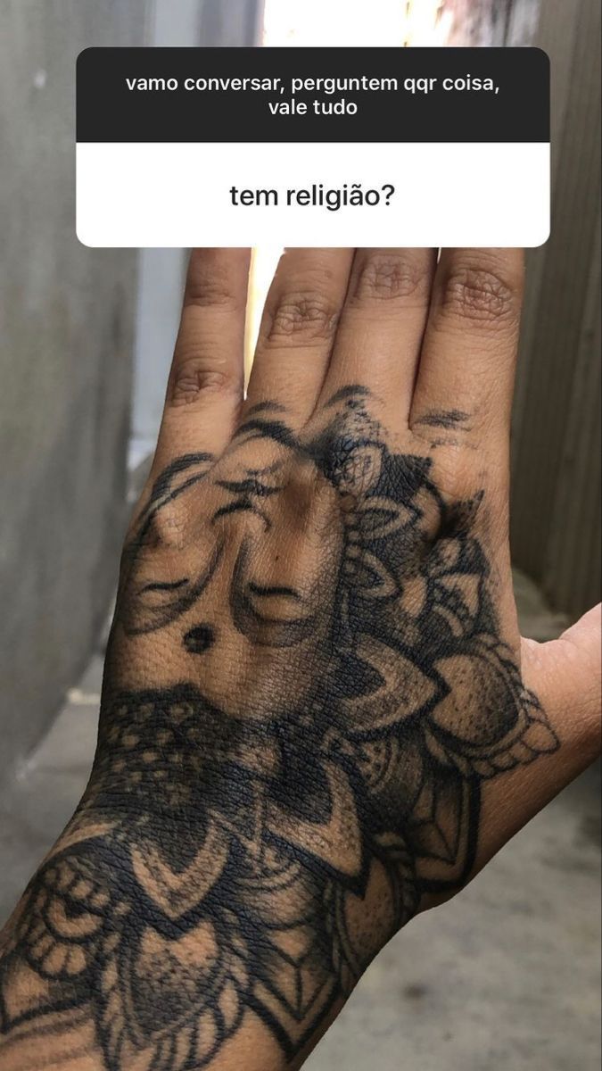 a person's hand with tattoos on it and the caption that reads, what do you think?