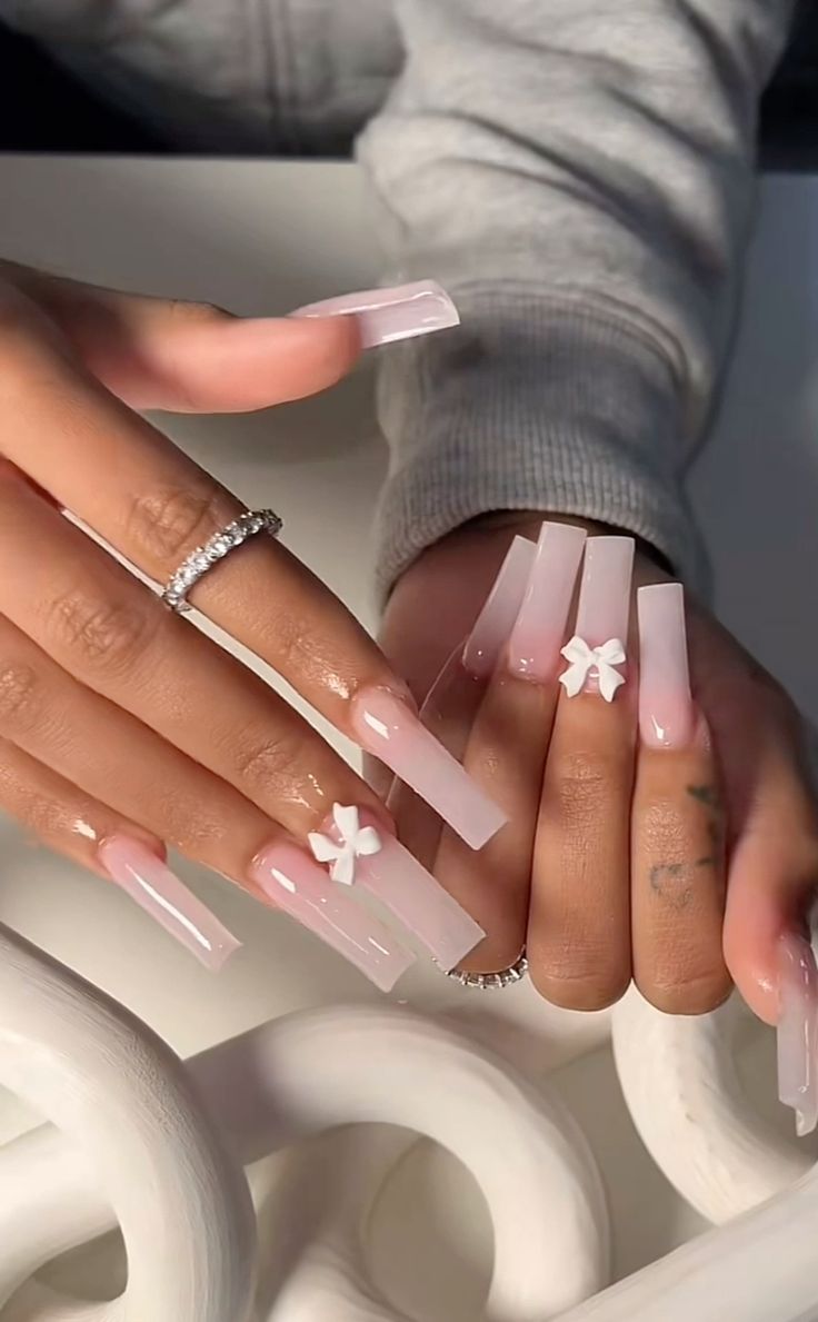 #follow #nailart #nailsofinstagram #acrylicnails #nails #beautyblog #blogging #blogger #blog Long Nails Black Women, Basic Baddie Nails, Poppin Nails, Nail Goals, Milky Nails, Square Nail, Long Acrylic Nail Designs, Hard Nails, Drip Nails