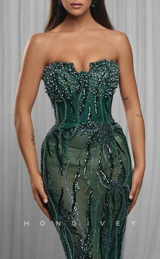 L2046 - Sexy Trumpt Glitter Sweetheart Strapless Empire Illusion Beade Strapless Sequined Evening Dress For Banquet, Glamorous Strapless Tulle Dress With Sweetheart Neckline, Sequin Strapless Dress With Sweetheart Neckline For Banquet, Glamorous Sequined Strapless Dress For Banquet, Green Strapless Dress With Sweetheart Neckline For Gala, Glamorous Strapless Corset Dress For Banquet, Green Embellished Evening Dress With Sweetheart Neckline, Glamorous Strapless Dress With Sheer Bodice, Green Strapless Corset Dress For Parties