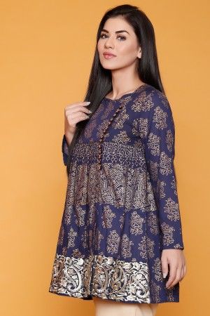 Banarsi Frock Design Pakistani, Short Frock With Trouser, Banarsi Frock Design, Pakistani Latest Fashion, Pakistani Kurtis, Frock Designs, Short Frock, Frock Fashion, Pakistani Fashion Casual